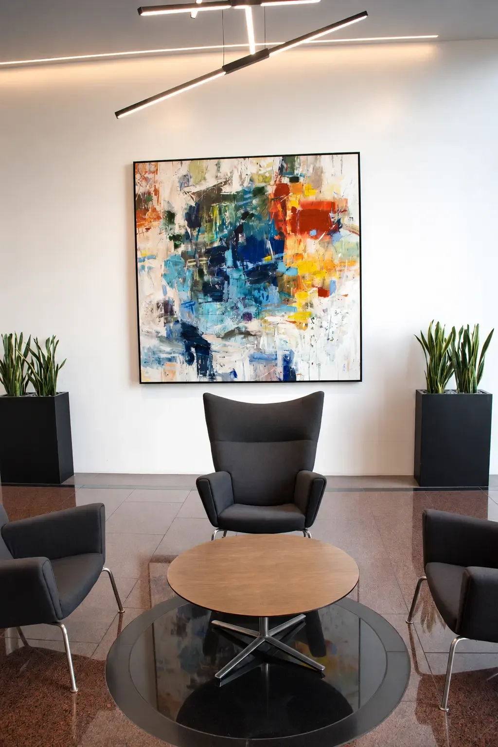 The Building Lounge — Lobby Chairs at Neo Dental Beverly Hills